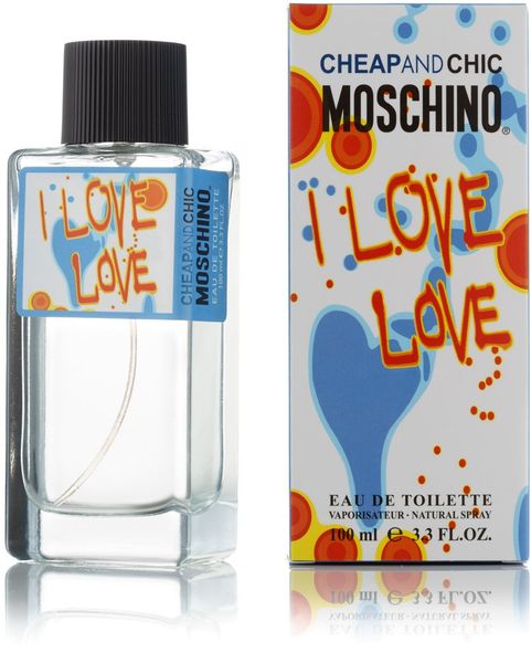 Жіноча туалетна вода Moschino Cheap and Chic I Love Love - 100 мл (new) 619 фото