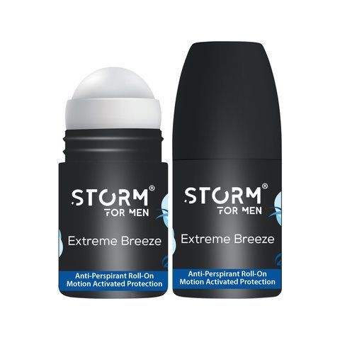 Чоловічий роликовий дезодорант-антиперспірант STORM Extreme Breeze, 50 ml 282627 фото