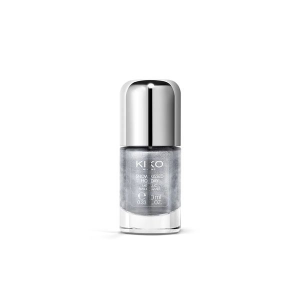 Лак для нігтів із металевим та блискітковим ефектом Kiko Milano Snow-Kissed Holiday Metallic & Glitter Nail Lacquer 10 мл 9759-02 Icy Allure фото