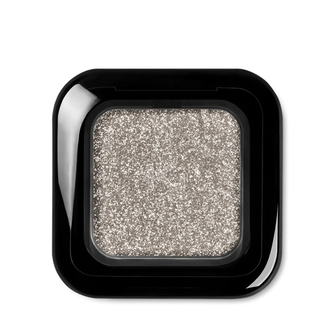 Тіні для повік Kiko Milano Glitter Shower Eyeshadow, 2 г 01 Silver Champagne фото