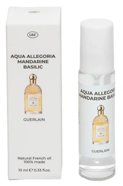 Парфуми олійні жіночі, Guerlain Aqua Allegoria Mandarine Basilic, 10 мл 3375 фото