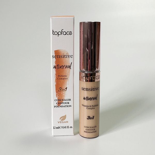 Консилер Topface "Sensitive - Mineral 3 in 1 Concealer" - PT471 (12 мл) 6763 фото