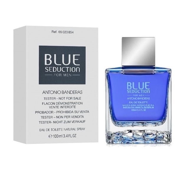 Туалетна вода для чоловіків Antonio Banderas Blue Seduction For Men (тестер), 100 мл 7798 фото