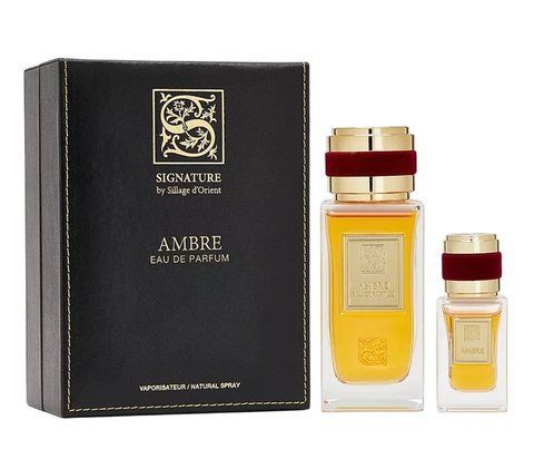 Подарунковий набір парфумованої води унісекс Signature By Sillage D&rsquo;orient Ambre 100 мл + 15 мл 12663 фото