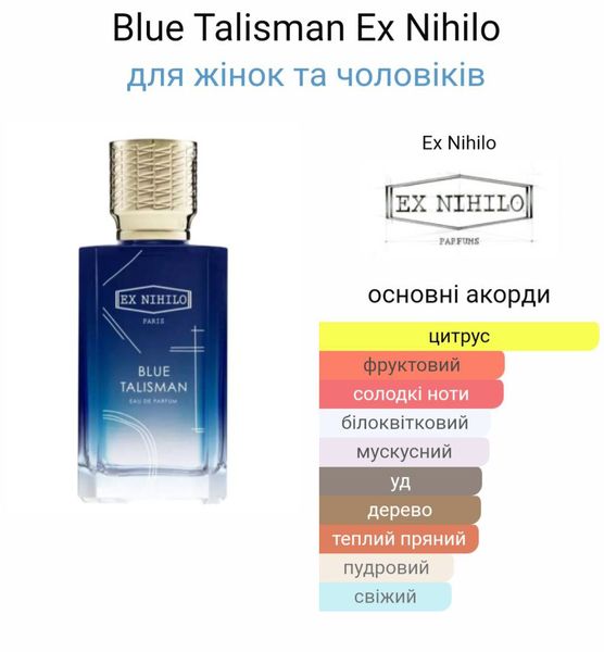 Парфумована вода Ex Nihilo Blue Talisman De Parfum унісекс 100 мл 2249 фото