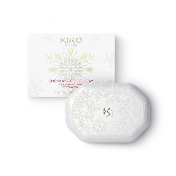Палітра тіней для повік Kiko Milano Snow-Kissed Holiday Mountain Twins Eyeshadow 2 г 9762-03 Starlit Pair фото