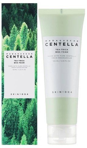 Пінка для вмивання SKIN1004 Madagascar Centella Tea-Trica BHA очищувальна 125 мл 13824 фото