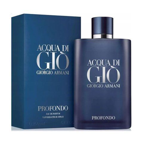 Парфумована чоловіча вода Giorgio Armani Acqua di Gio Profondo 200 мл 11827 фото