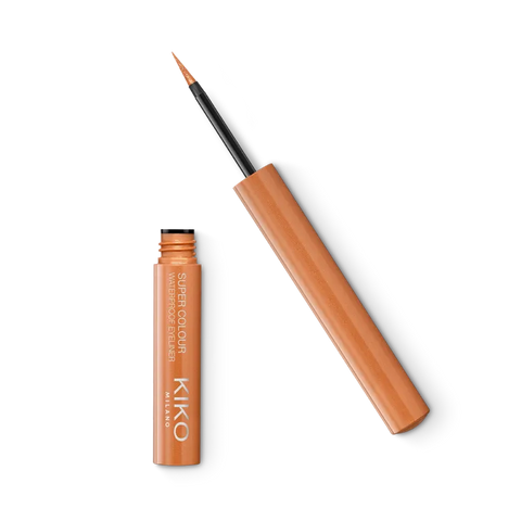 Водостійкий лайнер для очей Kiko Milano Super Colour Waterproof Eyeliner, 1,7 мл 03 Light Copper фото
