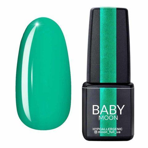 Гель-лак Baby Moon BM-Green Sea (6 мл) BM-Green Sea 03 смарагдовий світлий емаль фото