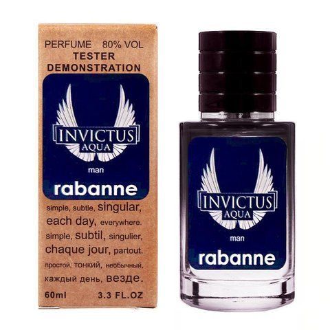 Paco Rabanne Invictus Aqua 2024 TESTER LUX чоловічий, 60 мл 7549 фото