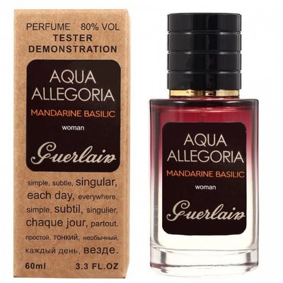 Guerlain Aqua Allegoria Mandarine Basilic TESTER LUX жіночий, 60 мл 1538 фото