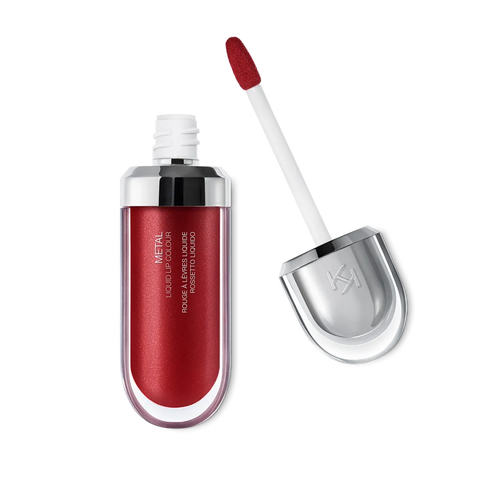Рідка помада з ефектом металік Kiko Milano Metal Liquid Lip Colour, 6,5 мл 06 Bordeaux фото