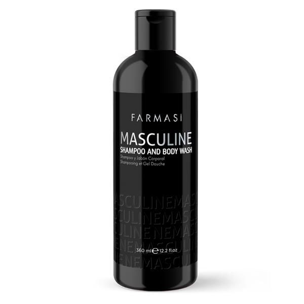 Чоловічий шампунь та гель для душу 2 в 1 Masculine, 360 мл 1001832 фото