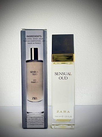 Міні парфум жіночий Zara Sensual Oud 40 мл 4586 фото