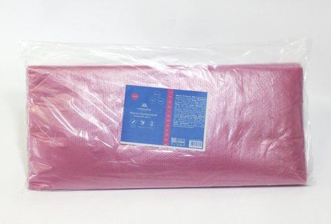 Фартух одноразовий поліетиленовий Monaco Style 70&times;110 см, 100 шт,, рожевий 93239 фото