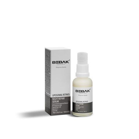 Нічна антивікова сироватка для обличчя з ліпосомальним ретинолом Bebak Pharma, 30 ml 241509 фото