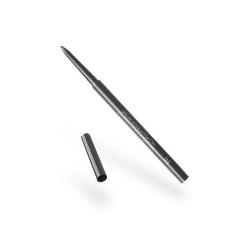 Матова підводка та каял із мікронаконечником Kiko Milano Snow-Kissed Holiday Slim Stroke Micro Eyeliner & Kajal 0,06 г 9766-04 Black Slalom фото
