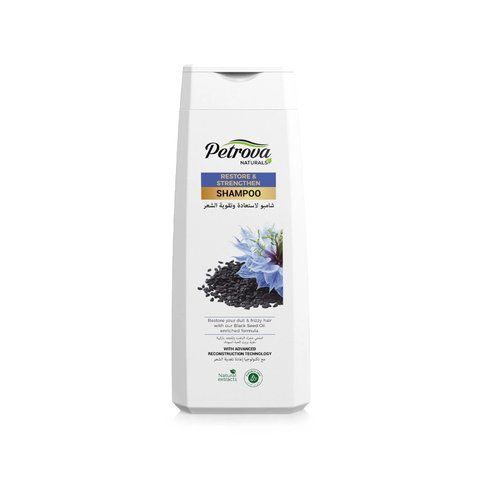 Шампунь Naturals Restore & Strengthen (з чорним тмином) 400мл Petrova PSH20004 фото