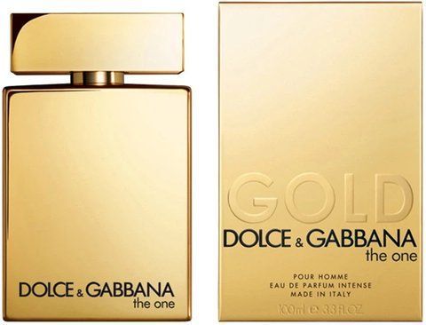 Парфумована чоловіча вода Dolce & Gabbana The One Gold Intense For Men 100 мл 11617 фото