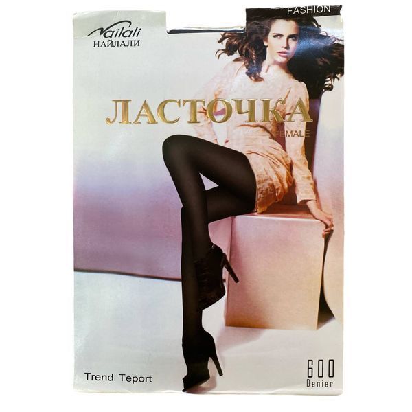 Колготки Жіночі Капронові 600 denier Ластівка L-2XL СА347-1 СА347-1 фото