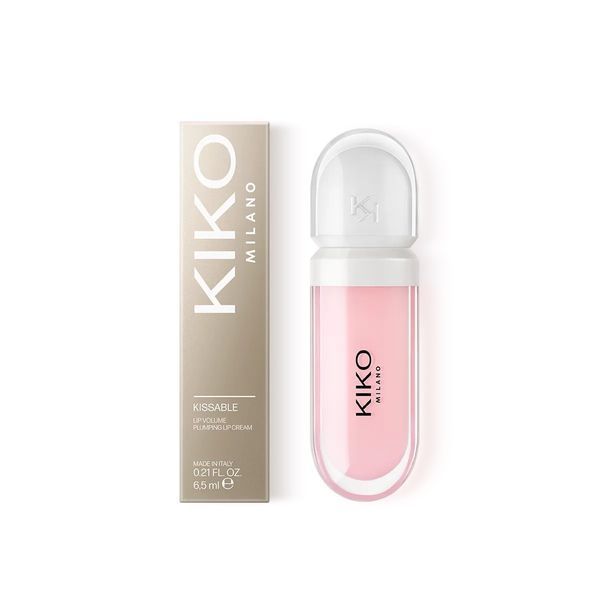 Крем для губ з ефектом збільшення об&rsquo;єму Kiko Milano Lip Volume Plumping Effect Lip Cream 01 Tutu Rose 6,5 мл 12073-01 Tutu Rose фото