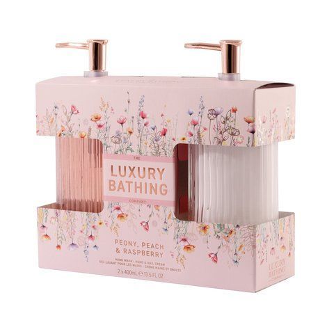 Набір Grace Cole Peony, Peach & Raspberry жіночий h/wsh 400ml+h/cream 400ml 11896 фото