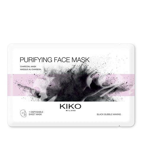 Одноразова маска з мікрофібри Kiko Milano Purifying Face Mask 7938 фото