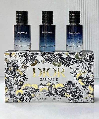 Чоловічий парфумований набір Dior Sauvage Gift Set (3 x 30 ml) 6930 фото