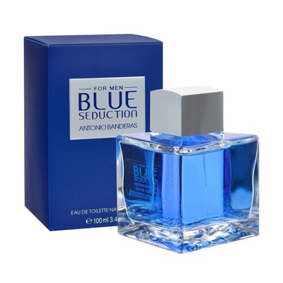 Antonio Banderas Blue Seduction For Men Туалетна вода 100 ml Антоніо Бандерас Блю Седакшн чоловічий Парфум Духи 863 фото