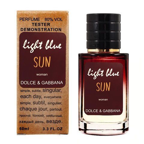Dolce & Gabana Light Blue Sun TESTER LUX, жіночий, 60 мл 1707 фото