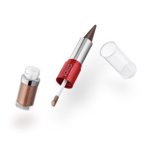 Набір 2-в-1 з кайалом та рідкими тінями для повік Kiko Milano Flirt Alert Eyes Don&rsquo;t Lie Kajal & Eyeshadow 2,5 мл 10992-02 Cocoa Crush фото