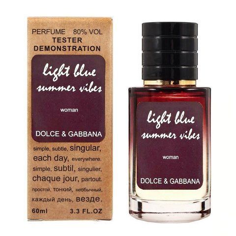 Dolce & Gabana Light Blue Summer Vibes TESTER LUX жіночий 60 мл 1809 фото