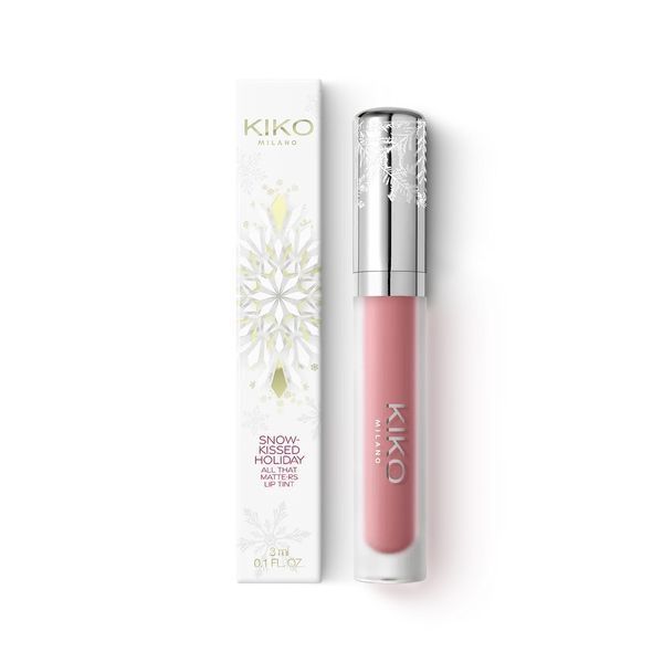 Відтінок для губ Kiko Milano Snow-Kissed Holiday All That Matte-Rs Lip Tint 3 мл 9751-01 Rose Retreat фото