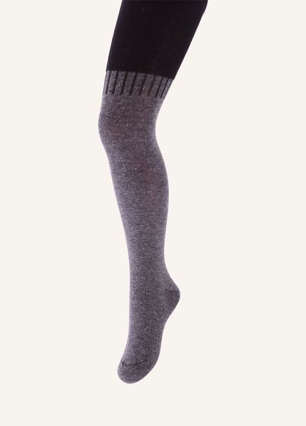 Колготки для дівчаток, з імітацією гольфів, арт.5220 Темно-сірий 20 (128-134) 19782 фото