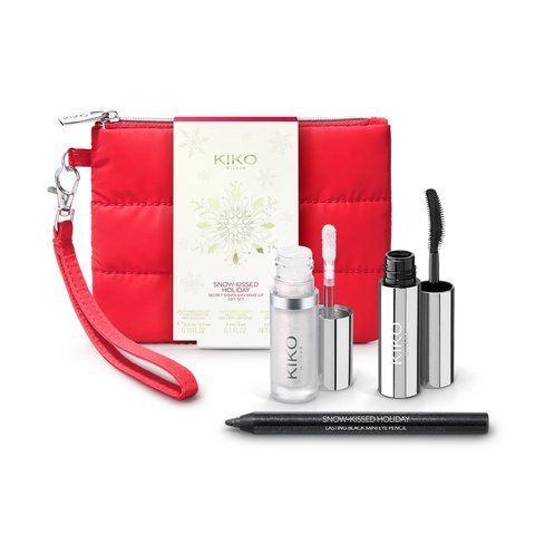 Подарунковий набір для макіяжу Kiko Milano Snow-Kissed Holiday Secret Santa Mini Make Up Gift Set 8,5 мл 9822 фото