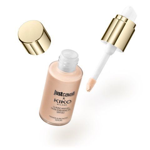 Серум та бронзер для обличчя 2в1 Just Cavalli x Kiko Milano Lumicanvas Skin Enhancer SPF30 01 Wild Primer 30 мл 12408-01 Wild Primer фото