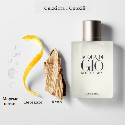 Giorgio Armani Acqua di Gio Pour Homme Туалетна вода 100 ml Армані Аква ді Джио Пур Хом Чоловічі Духи Парфум 852 фото