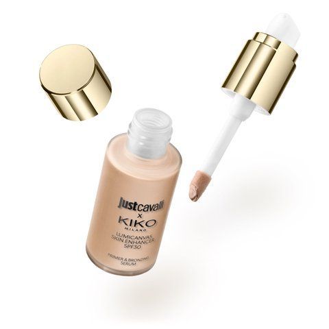 Серум та бронзер для обличчя 2в1 Just Cavalli x Kiko Milano Lumicanvas Skin Enhancer SPF30 02 Morning Glow 30 мл 12408-02 Morning Glow фото