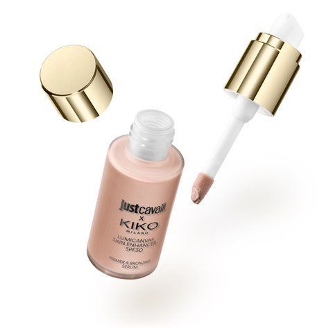 Серум та бронзер для обличчя 2в1 Just Cavalli x Kiko Milano Lumicanvas Skin Enhancer SPF30 03 Savage Amber 30 мл 12408-03 Savage Amber фото
