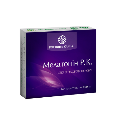 Мелатонін Р.К. 60 таб 4820064250854 фото