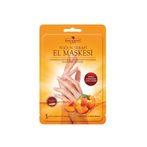 Пом'якшувальна маска для рук з екстрактом персика та маслом ши Rituel de Beaute, 1 пара рукав 490301 фото