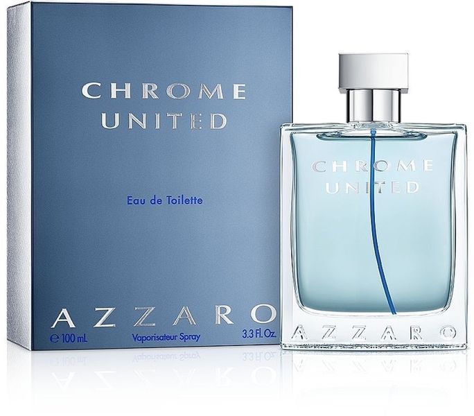 Туалетна чоловіча вода Azzaro Chrome United 100 мл 7673 фото
