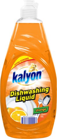 Засіб для миття посуду Kalyon Extra Dishwashing Liquid Orange 735 мл 8680731414448 фото