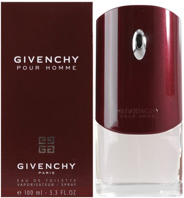 Givenchy Pour Homme Туалетна вода 100 ml Живанші Пур Гом Бордові Духи Парфюм чоловіча парфумерія 956 фото