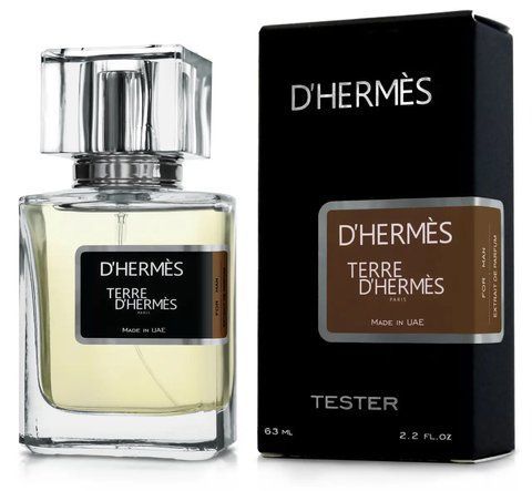 Тестер парфумована вода чоловіча, Terre D`Hermes pour homme, 63 мл 4136 фото