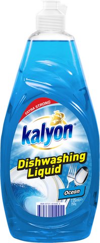 Засіб для миття посуду Kalyon Extra Dishwashing Liquid Ocean 735 мл 8680731414455 фото