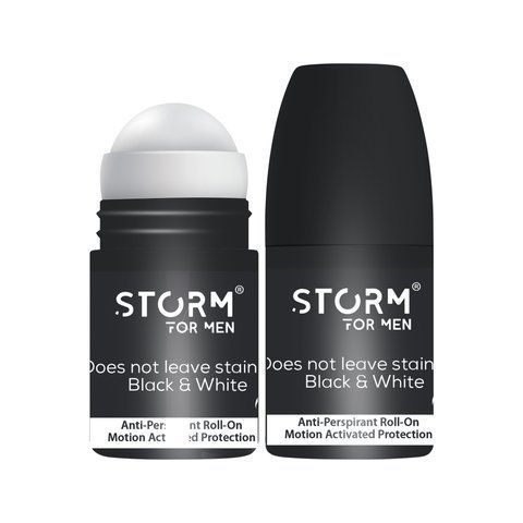 Чоловічий роликовий дезодорант-антиперспірант STORM Invisible Black, 50 ml 282626 фото